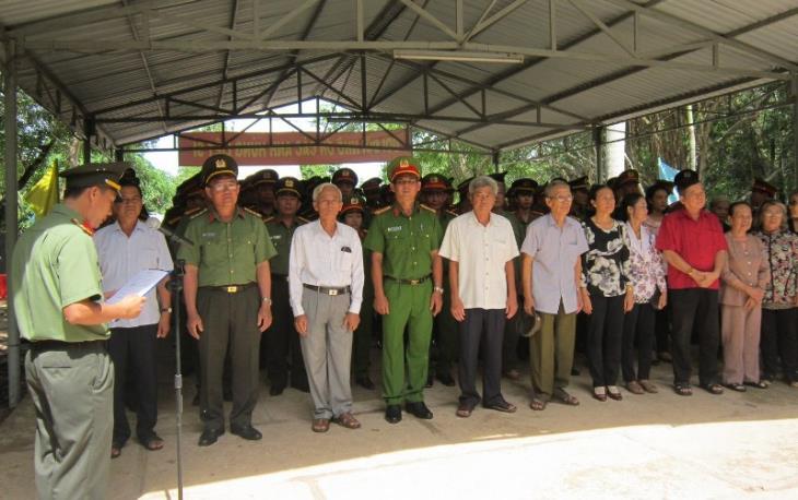 Công an Tây Ninh: Viếng Bia tưởng niệm căn cứ Ban An ninh tỉnh tại rừng Bàu Rong